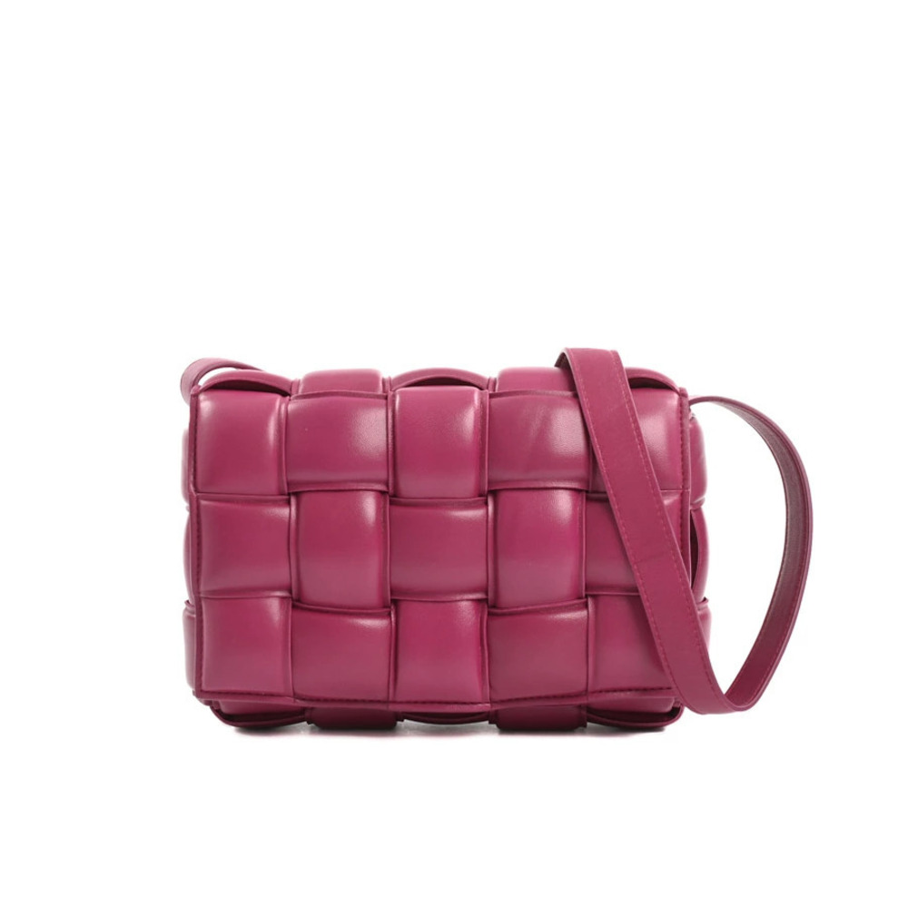Bottega Veneta Padded Cassette Shoulder Bag Purple